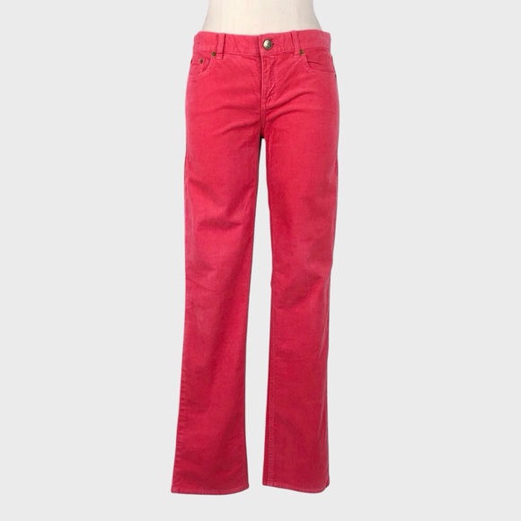 J. Crew Pants - NWT J Crew Petites City Fit Corduroy Straight Leg Pants in Coral